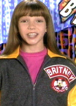 Britney 11 évesen a Mickey Mouse tagjaként
