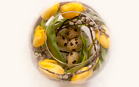 Készíts húsvéti lakásdíszt! – I. Virágakvárium