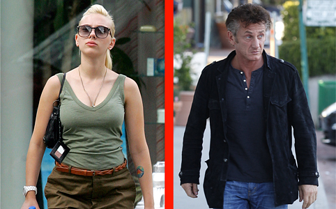 Szakított Scarlett Johansson and Sean Penn