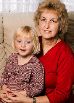 Susan Tollefsen és lánya, Freya