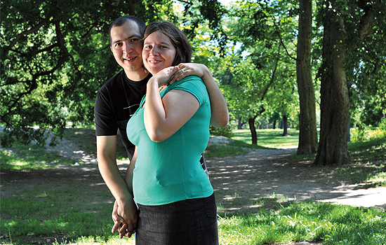 Az esküvőre készülő boldog pár: Kasza Ábel és Gál Ottilia, akik elkerülték a nászfrászt