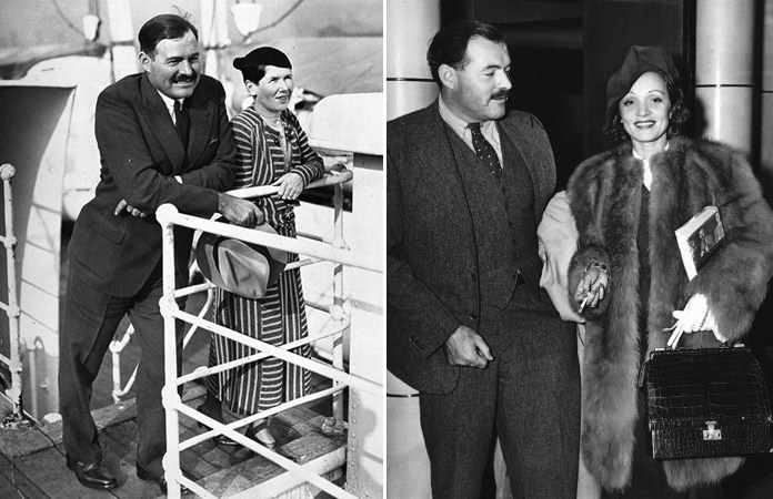 Hemingway és Pauline Pfeiffer - Hemingway és Marlene Dietrich