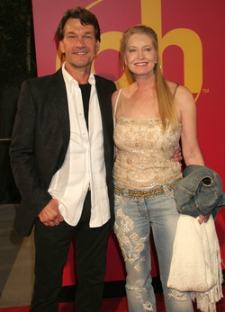 Patrick Swayze és felesége, Lisa